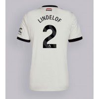 Billiga Manchester United Victor Lindelof #2 Tredje fotbollskläder 2024-25 Kortärmad